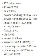 Subwoofer Αυτοκινήτου - DD AUDIO - REDLINE 818d D1 - Image 5