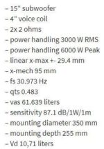 Subwoofer Αυτοκινήτου - DD AUDIO - REDLINE 818d D2 - Image 5