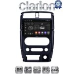 CLARION GL31186 Οθόνη OEM Multimedia Αυτοκινήτου για SUZUKI JIMNY 2007 > 2018   (CarPlay/AndroidAuto/BT/GPS/WIFI/GPRS)