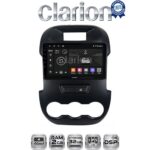 CLARION GL31245 Οθόνη OEM Multimedia Αυτοκινήτου για Ford Ranger 2011 > 2015 (CarPlay/AndroidAuto/BT/GPS/WIFI/GPRS)