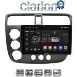 CLARION GL31373 Οθόνη OEM Multimedia Αυτοκινήτου για HONDA CIVIC 4πορτο 2001 > 2006 (CarPlay/AndroidAuto/BT/GPS/WIFI/GPRS)