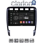 CLARION GL31443 Οθόνη OEM Multimedia Αυτοκινήτου για PORSCHE CAYENNE 2002>2011 (CarPlay/AndroidAuto/BT/GPS/WIFI/GPRS)