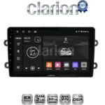 CLARION GL31708 Οθόνη OEM Multimedia Αυτοκινήτου για DACIA DUSTER – LOGAN - SUNDERO 2013 > 2018 (CarPlay/AndroidAuto/BT/GPS/WIFI/GPRS)
