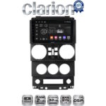 CLARION GL31748 Οθόνη OEM Multimedia Αυτοκινήτου για JEEP WRANGLER 2007 > 2011 (CarPlay/AndroidAuto/BT/GPS/WIFI/GPRS)