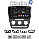 CLARION GL32005B Οθόνη OEM Multimedia Αυτοκινήτου για Skoda Octavia 2005 > 2012  (CarPlay/AndroidAuto/BT/GPS/WIFI/GPRS)