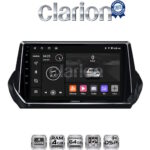 CLARION GL32375 Οθόνη OEM Multimedia Αυτοκινήτου για PEUGEOT 208-2008 2012>  (CarPlay/AndroidAuto/BT/GPS/WIFI/GPRS)