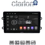 CLARION GL32708 Οθόνη OEM Multimedia Αυτοκινήτου για DACIA DUSTER – LOGAN - SUNDERO 2013 > 2018 (CarPlay/AndroidAuto/BT/GPS/WIFI/GPRS)