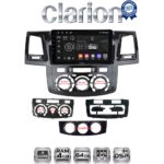 CLARION GL32822 Οθόνη OEM Multimedia Αυτοκινήτου για Toyota Hilux 2005 > 2016CLIMA /AC (CarPlay/AndroidAuto/BT/GPS/WIFI/GPRS)