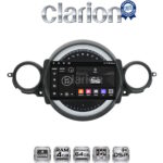 CLARION GL32834 Οθόνη OEM Multimedia Αυτοκινήτου για Mini Cooper '07>'14 Clubman 2007 > 2014 (CarPlay/AndroidAuto/BT/GPS/WIFI/GPRS)