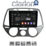 CLARION GL32838 Οθόνη OEM Multimedia Αυτοκινήτου για Hyundai i20 2008 > 2014 (CarPlay/AndroidAuto/BT/GPS/WIFI/GPRS)