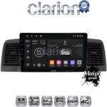 CLARION GL71010B Οθόνη OEM Multimedia Αυτοκινήτου για Toyota Corolla 2000 > 2007 (CarPlay/AndroidAuto/BT/GPS/WIFI/GPRS)