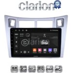 CLARION GL71084S Οθόνη OEM Multimedia Αυτοκινήτου για Τoyota Yaris 2006 > 2011 (CarPlay/AndroidAuto/BT/GPS/WIFI/GPRS)