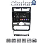 CLARION GL71104 Οθόνη OEM Multimedia Αυτοκινήτου για Ford Mondeo 2003 > 2006 (CarPlay/AndroidAuto/BT/GPS/WIFI/GPRS)