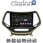 CLARION GL71119 Οθόνη OEM Multimedia Αυτοκινήτου για JEEP CHEROKEE 2014>  (CarPlay/AndroidAuto/BT/GPS/WIFI/GPRS)