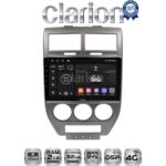CLARION GL71251 Οθόνη OEM Multimedia Αυτοκινήτου για JEEP COMPASS 2007>2011 (CarPlay/AndroidAuto/BT/GPS/WIFI/GPRS)