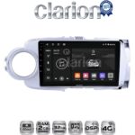 CLARION GL71254 Οθόνη OEM Multimedia Αυτοκινήτου για Toyota Yaris 2012 > 2015 Αν το αυτοκίνητο είναι υβριδικό, παρακαλώ ενημερώστε μας πριν την παραγγελία σας. (CarPlay/AndroidAuto/BT/GPS/WIFI/GPRS)