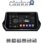 CLARION GL71375 Οθόνη OEM Multimedia Αυτοκινήτου για PEUGEOT 208-2008 2012>  (CarPlay/AndroidAuto/BT/GPS/WIFI/GPRS)