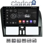 CLARION GL71390 Οθόνη OEM Multimedia Αυτοκινήτου για VOLVO XC60 2009-2017 (CarPlay/AndroidAuto/BT/GPS/WIFI/GPRS)