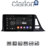 CLARION GL71445 Οθόνη OEM Multimedia Αυτοκινήτου για Toyota CH-R 2017 > (CarPlay/AndroidAuto/BT/GPS/WIFI/GPRS)