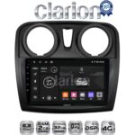 CLARION GL71457 Οθόνη OEM Multimedia Αυτοκινήτου για Dacia Santero 2012 > 2019 (CarPlay/AndroidAuto/BT/GPS/WIFI/GPRS)