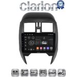 CLARION GL71460 Οθόνη OEM Multimedia Αυτοκινήτου για Nissan Micra K13 2010 > 2016 (CarPlay/AndroidAuto/BT/GPS/WIFI/GPRS)