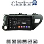 CLARION GL71588 Οθόνη OEM Multimedia Αυτοκινήτου για TOYOTA HILUX 2017>   (CarPlay/AndroidAuto/BT/GPS/WIFI/GPRS)
