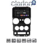 CLARION GL71748B Οθόνη OEM Multimedia Αυτοκινήτου για JEEP WRANGLER 2007 > 2011 (CarPlay/AndroidAuto/BT/GPS/WIFI/GPRS)