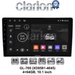 GL-700 (XD8581-4645) 4+64GB, 10.1 inch Οθόνη universal Tablet style Multimedia Αυτοκινήτου (CarPlay/AndroidAuto/BT/GPS/WIFI/GPRS)