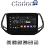 CLARION GL72253 Οθόνη OEM Multimedia Αυτοκινήτου για JEEP COMPASS 2017> (CarPlay/AndroidAuto/BT/GPS/WIFI/GPRS)