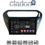 CLARION GL72294B Οθόνη OEM Multimedia Αυτοκινήτου για Citroen Elysee 2013 > Peugeot 301 2013 > (CarPlay/AndroidAuto/BT/GPS/WIFI/GPRS)