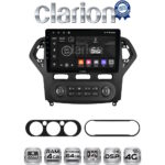 CLARION GL72367B Οθόνη OEM Multimedia Αυτοκινήτου για FORD MONDEO 2007 > 2010 (CarPlay/AndroidAuto/BT/GPS/WIFI/GPRS)
