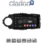 CLARION GL72454B Οθόνη OEM Multimedia Αυτοκινήτου για Toyota Yaris 2015 > 2019 (CarPlay/AndroidAuto/BT/GPS/WIFI/GPRS)