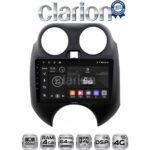 CLARION GL72459 Οθόνη OEM Multimedia Αυτοκινήτου για Nissan Micra 2010 > 2014 (CarPlay/AndroidAuto/BT/GPS/WIFI/GPRS)