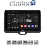 CLARION GL72554H Οθόνη OEM Multimedia Αυτοκινήτου για Toyota Yaris 2020 > 2023 (CarPlay/AndroidAuto/BT/GPS/WIFI/GPRS)
