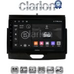 CLARION GL72576B Οθόνη OEM Multimedia Αυτοκινήτου για FORD RANGER 2015>2020 (CarPlay/AndroidAuto/BT/GPS/WIFI/GPRS)