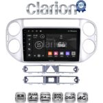 CLARION GL72590 Οθόνη OEM Multimedia Αυτοκινήτου για VW TIGUAN 2007>2017 (CarPlay/AndroidAuto/BT/GPS/WIFI/GPRS)