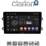 CLARION GL72708 Οθόνη OEM Multimedia Αυτοκινήτου για DACIA DUSTER – LOGAN - SUNDERO 2013 > 2018 (CarPlay/AndroidAuto/BT/GPS/WIFI/GPRS)