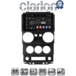 CLARION GL72748B Οθόνη OEM Multimedia Αυτοκινήτου για JEEP WRANGLER 2007 > 2011 (CarPlay/AndroidAuto/BT/GPS/WIFI/GPRS)