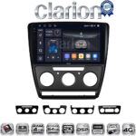 CLARION GL74005B Οθόνη OEM Multimedia Αυτοκινήτου για Skoda Octavia 2005 > 2012  (CarPlay/AndroidAuto/BT/GPS/WIFI/GPRS)