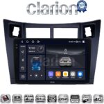 CLARION GL74084 Οθόνη OEM Multimedia Αυτοκινήτου για Τoyota Yaris 2006 > 2011 (CarPlay/AndroidAuto/BT/GPS/WIFI/GPRS)
