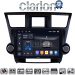 CLARION GL74089 Οθόνη OEM Multimedia Αυτοκινήτου για Toyota Highlander 2008 > 2015 (CarPlay/AndroidAuto/BT/GPS/WIFI/GPRS)
