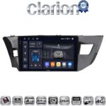 CLARION GL74126 Οθόνη OEM Multimedia Αυτοκινήτου για TOYOTA COROLLA 2013>2016 (CarPlay/AndroidAuto/BT/GPS/WIFI/GPRS)