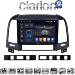 CLARION GL74239 Οθόνη OEM Multimedia Αυτοκινήτου για Hyundai SantaFe 2006 > 2013 (CarPlay/AndroidAuto/BT/GPS/WIFI/GPRS)