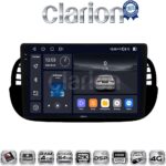 CLARION GL74315B Οθόνη OEM Multimedia Αυτοκινήτου για Fiat 500 2007 > 2016 (CarPlay/AndroidAuto/BT/GPS/WIFI/GPRS)