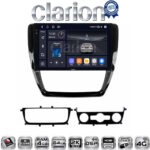 CLARION GL74552 Οθόνη OEM Multimedia Αυτοκινήτου για VW Jetta 2011 > 2018 (CarPlay/AndroidAuto/BT/GPS/WIFI/GPRS)