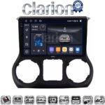 CLARION GL74745B Οθόνη OEM Multimedia Αυτοκινήτου για Jeep Wrangler 2011 > 2017 (CarPlay/AndroidAuto/BT/GPS/WIFI/GPRS)