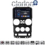 CLARION GL74748 Οθόνη OEM Multimedia Αυτοκινήτου για JEEP WRANGLER 2007 > 2011 (CarPlay/AndroidAuto/BT/GPS/WIFI/GPRS)