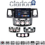 CLARION GL74822 Οθόνη OEM Multimedia Αυτοκινήτου για Toyota Hilux 2005 > 2016CLIMA /AC (CarPlay/AndroidAuto/BT/GPS/WIFI/GPRS)