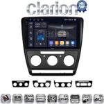CLARION GL75005B Οθόνη OEM Multimedia Αυτοκινήτου για Skoda Octavia 2005 > 2012  (CarPlay/AndroidAuto/BT/GPS/WIFI/GPRS)