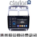 CLARION GL75017 Οθόνη OEM Multimedia Αυτοκινήτου για Peugeot 307 (CarPlay/AndroidAuto/BT/GPS/WIFI/GPRS)
